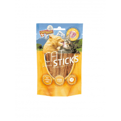 Friandise pour chat 85% poulet stick Delibest