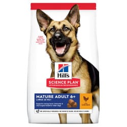 Croquettes pour grand chien mature au poulet Hill's 18kg