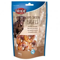 Friandises Bagels pour chien Premio agneau et poulet 100gr