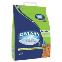 Litière pour chat Catsan vegetale plus 20 l