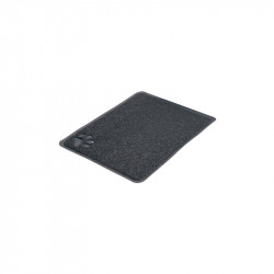 Tapis pour bac à litière chat, anthracite