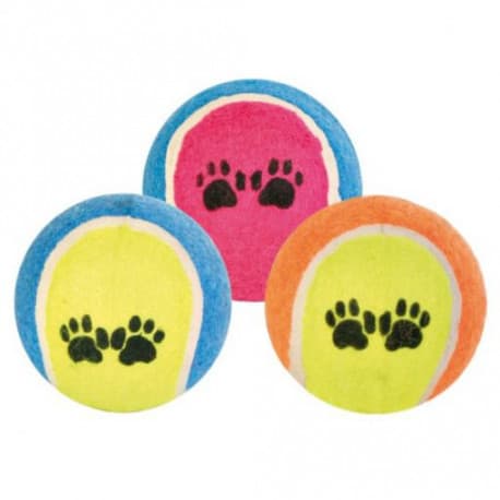 Balles tennis ø 6.4 cm pour chien