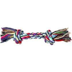 Corde multicolore pour chien, 40 cm