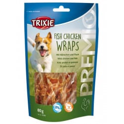 Friandise pour chien Premio Fish Chicken Wraps 80gr