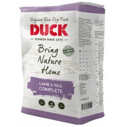 Alimentation surgelée pour chien DUCK Agneau et Riz Complet