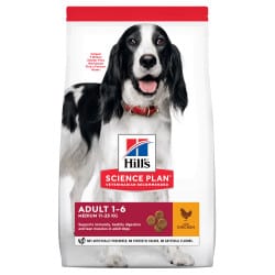 Croquettes pour chien moyen au poulet Hill's Science-Plan Adult Medium 1-6