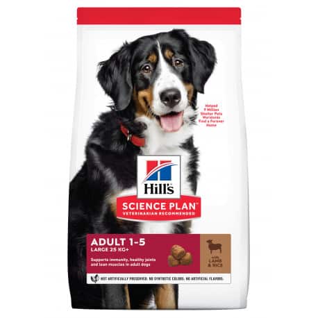 Croquettes pour grand chien sensible à l'agneau Hill's Science-Plan 12Kg