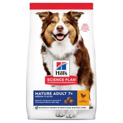 Croquettes pour chien moyen âgé au poulet Hill's Science-Plan Mature Adult 7+