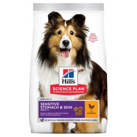 Croquettes pour chien miniature, sensitive Hill's