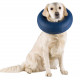 Collier gonflable bleu pour chien