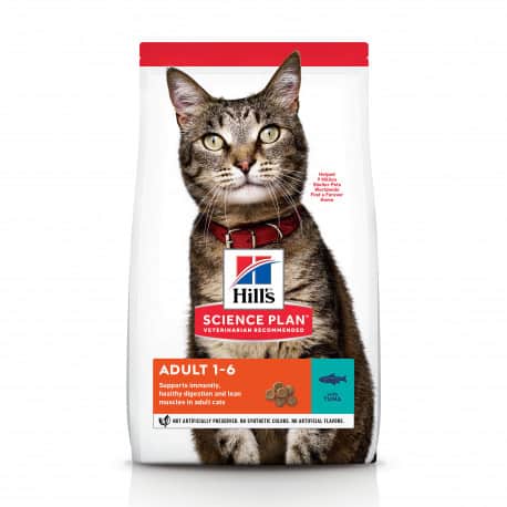 Croquettes pour chat adulte, Hill's Science Plan Optimal Care au thon