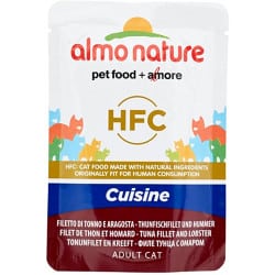 Almo Nature Classic cuisine Filet de thon et homard pour chat