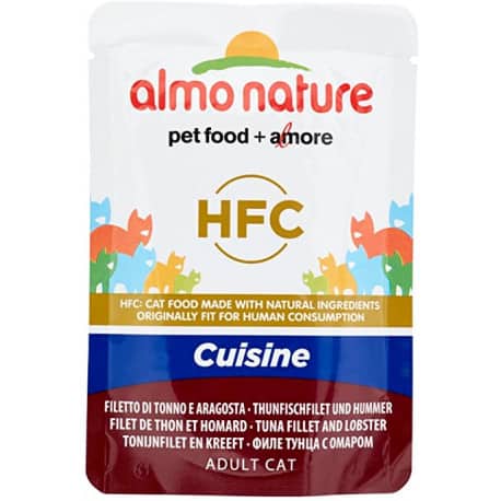 Pâté au filet de thon et homard pour chat Almo Classic cuisine