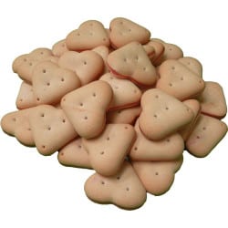 Friandises en coeur pour chien 500gr