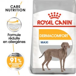 Croquettes grand chien à peau sensible Royal Canin Maxi Dermaconfort