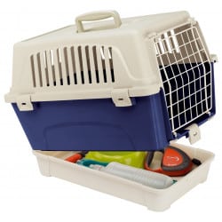 Cage de transport en plastique pour chat Pratiko assortiment 1 & 2