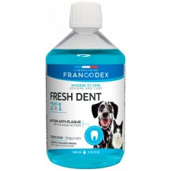 Solution bucco-dentaire Fresh dent pour chat et chien