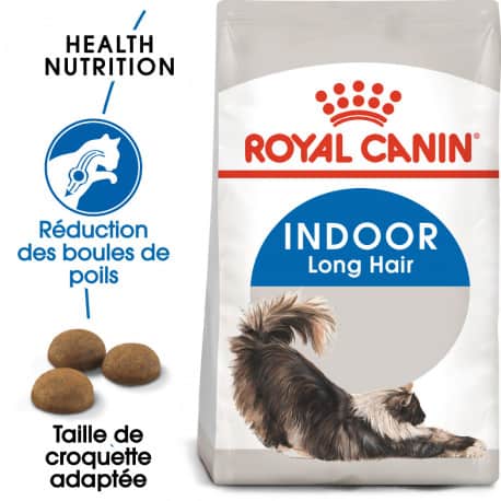 Croquettes pour chat d'intérieur poil à long Royal-Canin Indoor Long Air