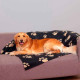 Couverture pour chien Barney, 100*70cm - Beige/Noir