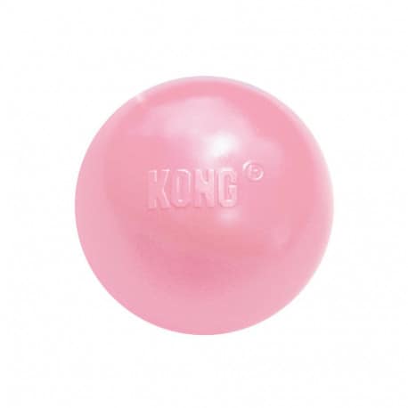 Jouet Kong puppy ball rose ou bleu Small pour chiot