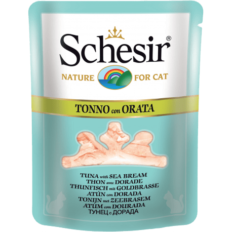 Aliment humide Schesir bouillon pour chat