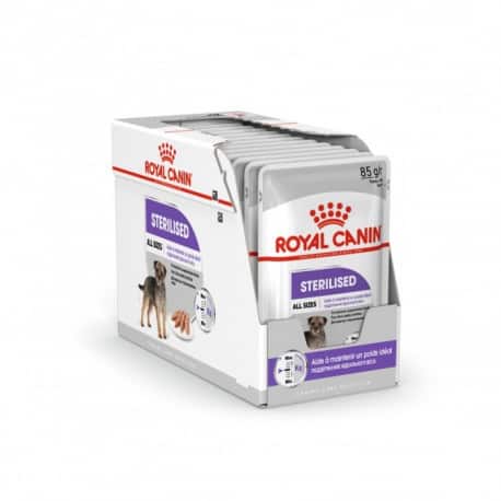 Sachets humides Royal Canin Sterilised Chien 12 x 85 Gr