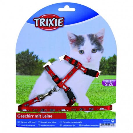 Harnais et laisse pour chat Trixie