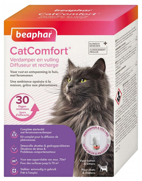 Catcomfort diffuseur + recharge Beaphar pour chat - 30 ml