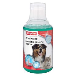 Solution haleine fraîche Mondwater Beaphar pour chiens et chats 250 ml