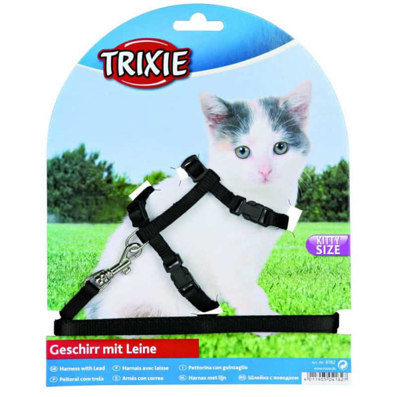 Set Harnais et laisse pour chat - 2 tailles