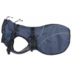 Manteau Duo avec Harnais pour chien Trixie Bleu