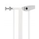 Barrière pour porte ou escalier en métal blanc
