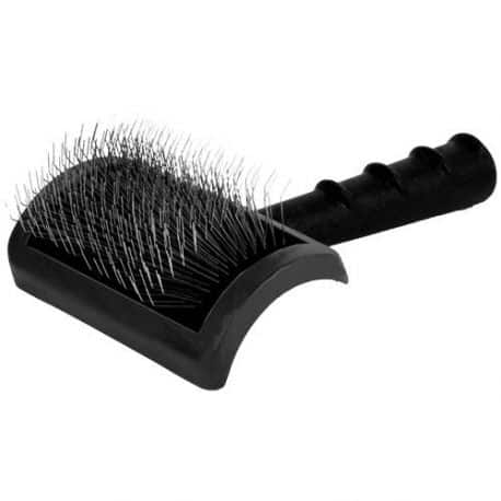 Brosse pour chien carde noir à Longs Picots pour poils épais et longs