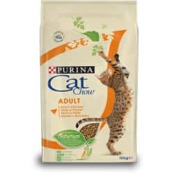 Croquettes pour chats Purina Cat Chow au poulet et à la dinde 10Kg