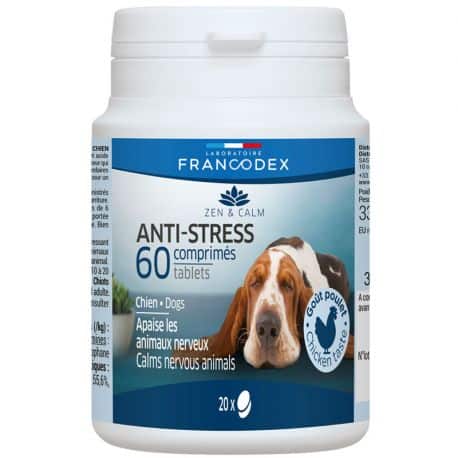 Comprimés Anti Stress Zen & Calm pour chiens et chats 60 comprimés