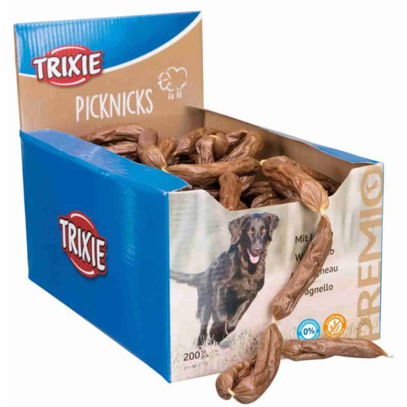 Friandises pour chien Picknicks (saucisse) a l'Agneau 8 Cm à l'unité