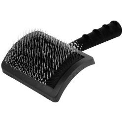 Brosse pour chien avec sous poils ou poils épais carde JULIANN avec Long Picots