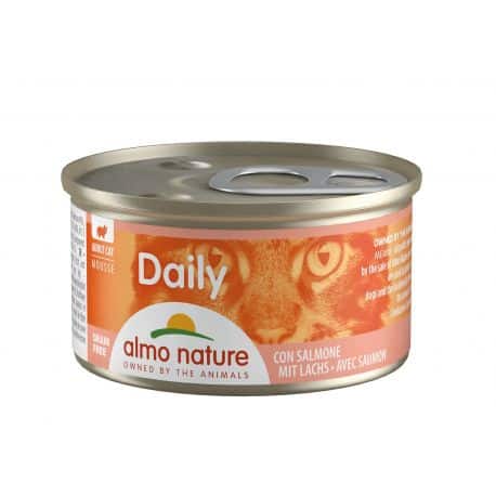 Boïte pour chat DAILY MOUSSE au Saumon 85gr