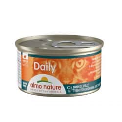 Boïte pour chat DAILY MOUSSE au Thon et poulet 85gr