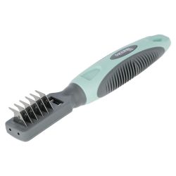 Brosse pour chien carde noir à Longs Picots pour poils épais et longs