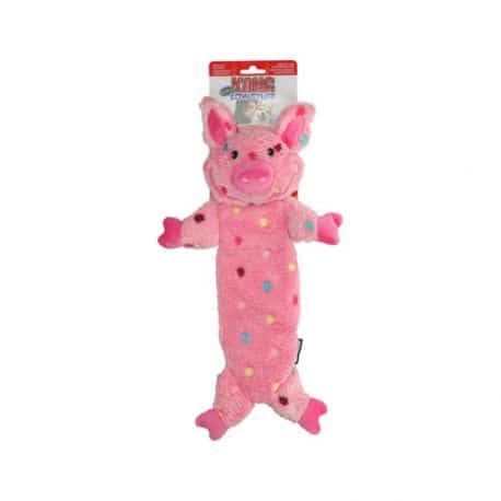 jouet KONG Low Stuff Speckles Cochon Pig L