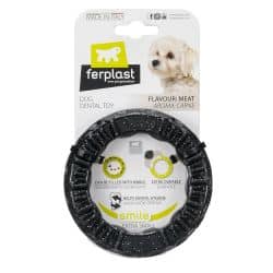 Jouet pour chien Smile anneau : NOIR / XS