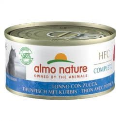 Boîte pour chats Almo Grain Free (sans céréales) au Thon et Potiron 70Gr