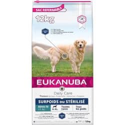 Croquettes pour chien stériliséen surpoids Eukanuba Daily Care
