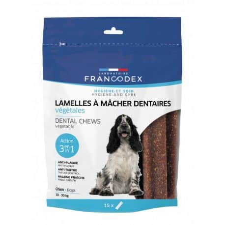 Lamelles à mâcher pour chien