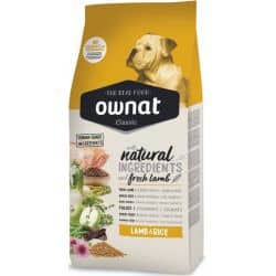 Ownat Classic pour chien Agneau et Riz 4Kg