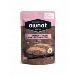 Ownat Wetline pour chaton Dinde et Saumon 85gr