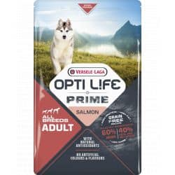 Opti Prime (sans céréales) pour chien Adulte au Saumon 2,5Kg