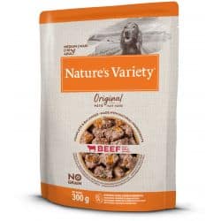 Nature's Variety Humide pour chien au Boeuf 300Gr