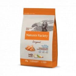 Nature's Variety No Grain(sans céréales) Medium Adulte au Saumon 10Kg